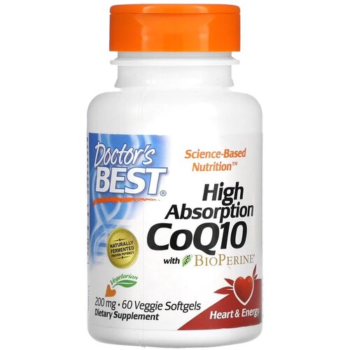   Q10       200 , High Absorption CoQ10 with BioPerine 200 mg, Doctor's Best, 60     -     , -,   