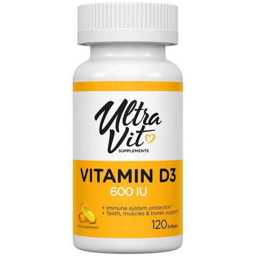 ������ ������ UltraVit Vitamin D3 ����., 600 ��, 90 �, 120 ��. ����