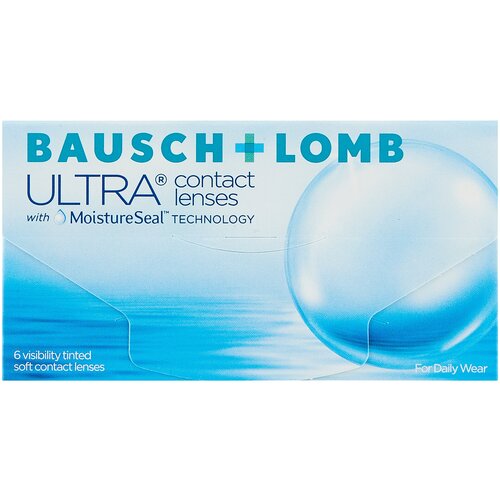 ������ ������ ���������� ����� Bausch & Lomb Ultra, 6 ��., R 8,5, D -9, 1 ��. ����