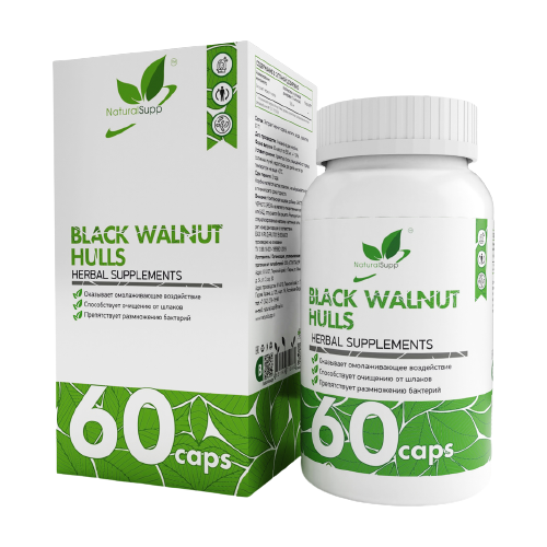   NaturalSupp Black Walnut Hulls, 0.5 , 60 .   -     , -,   