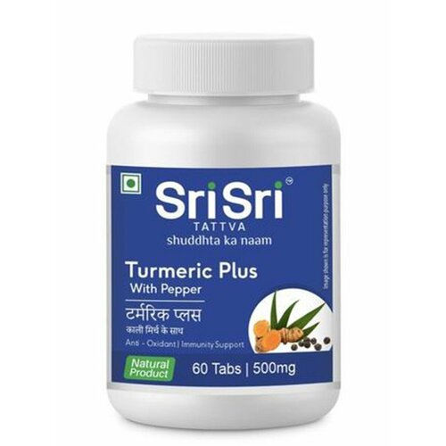  Turmeric Plus With Pepper ( )    60 . Sri Sri Tattva   -     , -,   