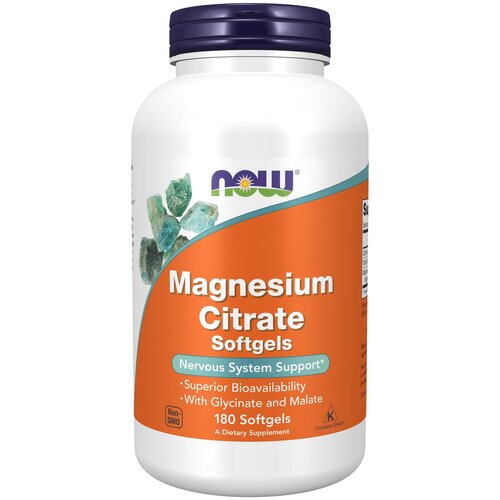   NOW Magnesium Citrate, 400 , 400 , 180 .   -     , -,   