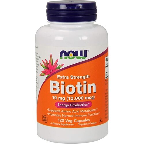  NOW Biotin 10 mg (10.000 mcg) 120     -     , -,   