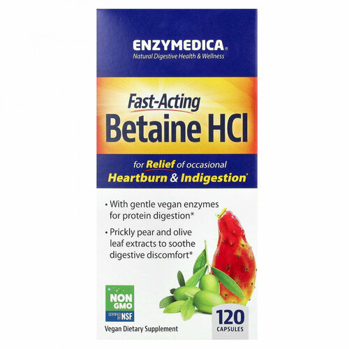 ������ ������ Enzymedica Betaine HCL 120 caps / ����������� ������ ����������� 120 ���� ����