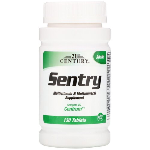   21st Century Sentry Multivitamin & Multimineral Supplement, 120 , 130 .   -     , -,   