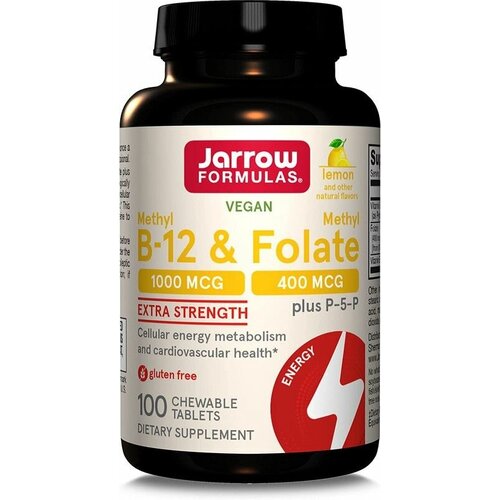   Jarrow Formulas Methyl B-12 & Methyl Folate 1000 /400 , 100 .   -     , -,   