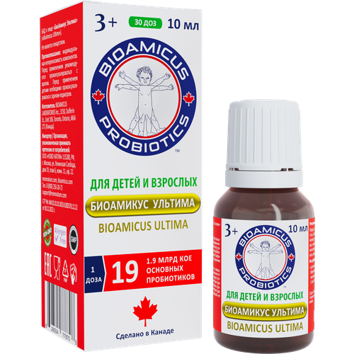 ������ ������ BIOAMICUS PROBIOTICS ��������� ������� ��., 10 ��, 46 �, ����������� ����