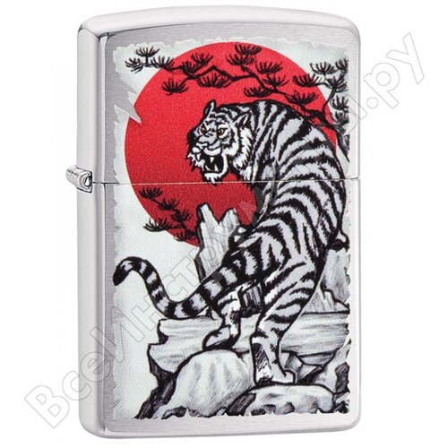    Zippo Asian Tiger   Brushed Chrome, 29889 