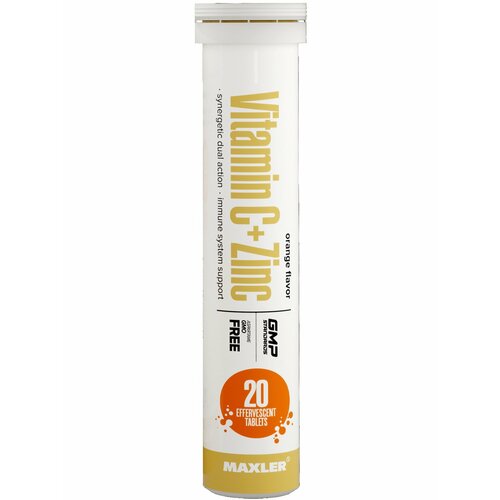 ������ ������ MAXLER Vitamin C + Zinc ���. ���., 80 �, 20 ��., �������� ����