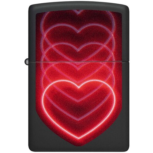      ZIPPO Classic 48593 Hearts Design   Black Light -    -     , -,   