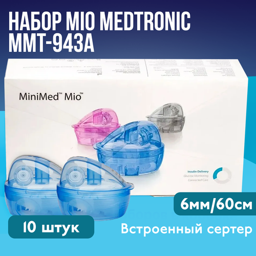 ������ ������ ����������� ����� Medtronic MiniMed Mio ��T-943� (��������� ������� ���), 6 ��/60 ��, 10 ���� � �������� ����