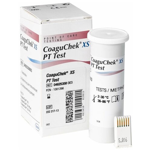  - CoaguChek XS PT test PST 24    -     , -,   