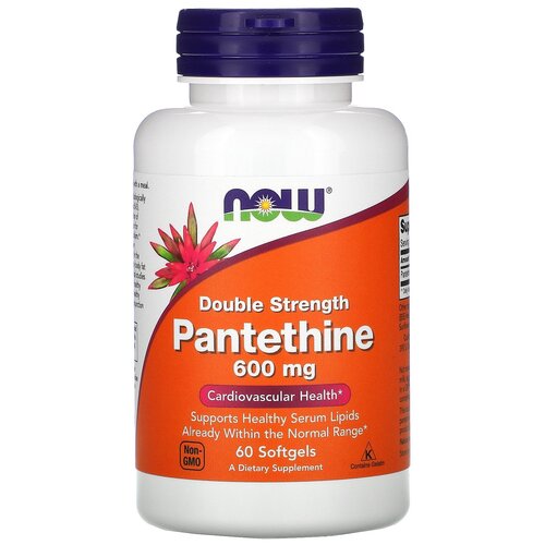   NOW Pantethine Double Strength, 600 , 60 .   -     , -,   