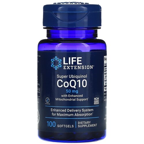   Life Extension Super Ubiquinol CoQ10 with Enhanced Mitochondrial Support, 80 , 50 , 100 .   -     , -,   