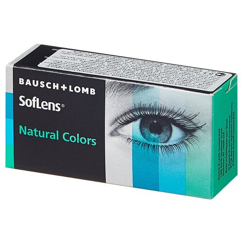 ������ ������ ���������� ����� Bausch & Lomb SofLens Natural Colors, 2 ��., R 8,7, D -2,5, pacific blue ����