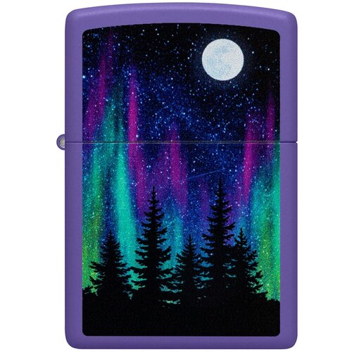     ZIPPO Classic 48565 Night In The Forest   Purple Matte -     -     , -,   