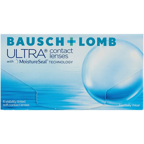 ������ ������ ���������� ����� Bausch & Lomb Ultra, 6 ��., R 8,5, D -4, 1 ��. ����