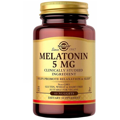   SOLGAR Melatonin 5 , 180 , 5 , 60 .   -     , -,   