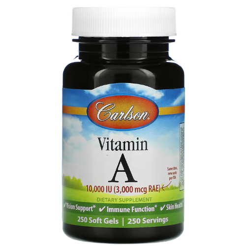  Carlson Vitamin A 10000 IU (3,000 mcg RAE)   10000 , 250  .   -     , -,   