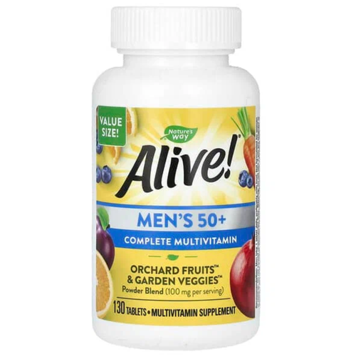 ������ ������ Nature's Way Alive! Men�s Energy Complete Multivitamin (�������������� ��� ������) 130 �������� (Nature's Way) ����