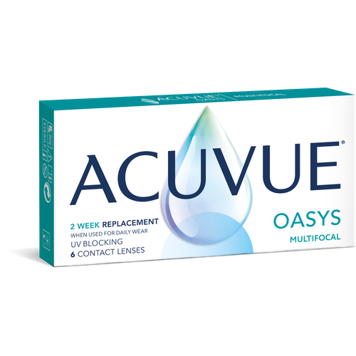 ������ ������ ���������� ����� ACUVUE Oasys Multifocal, 6 ��., R 8,4, D -4, ADD: ������� ����