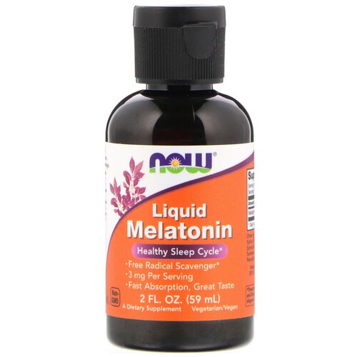   NOW Liquid Melatonin, 59 , 3    -     , -,   