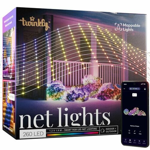    Twinkly Net 260 LED RGB Pearl, 1,2 x 1,9 ,  , IP44   -     , -,   