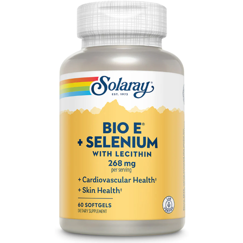 ������ ������ Solaray Bio E + Selenium with Lecithin 268 mg (400 IU) (������� E 268 �� (400 ��) 60 ������ ������ (Solaray) ����