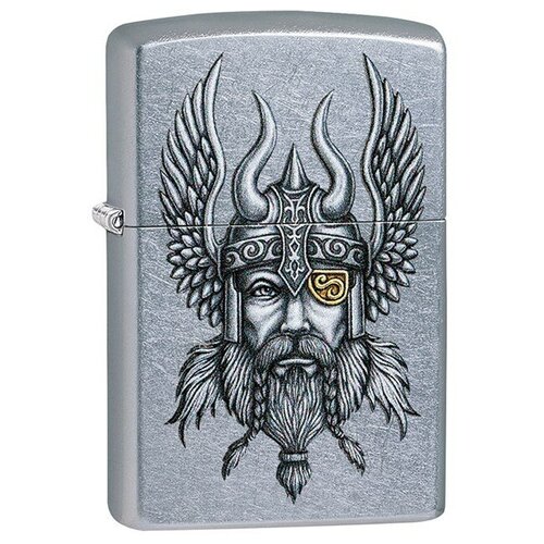   ZIPPO Viking Warrior   Street Chrome, /, , 38x13x57    -     , -,   