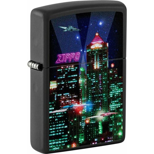   ZIPPO Cyber City   Black Matte, /,  38x13x57    -     , -,   