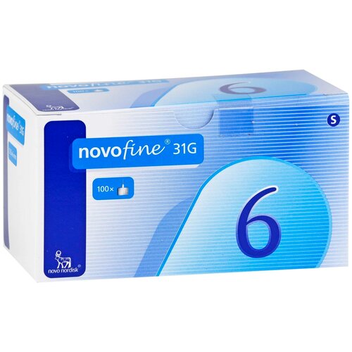 ������ ������ ���� ��� �����-����� Novo Nordisk ����������� novofine, 6 �� x 0.25 ��, ������: 31G, 100 ��. ����