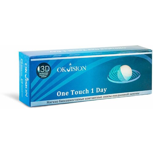 ������ ������ ���������� ����� OKVision One Touch 1 Day, 30 ��., R 8,6, D -2, 1 ��. ����