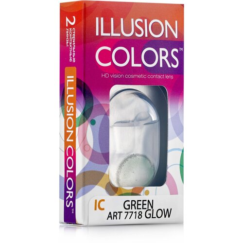    ILLUSION olors Glow, 2 ., R 8,6, D -1,5, green   -     , -,   