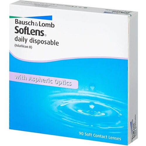 ������ ������ ���������� ����� Bausch & Lomb Soflens Daily Disposable, 90 ��., R 8,6, D -2,75 ����