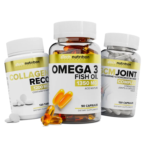������ ������ ����� 3 �������� ��������� � �������� aTech nutrition: ����� 3 1350 �� + �������� + ���������� ���������� MSM ����