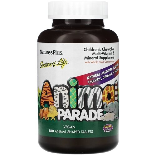 ������ ������ Nature`s Plus Animal Parade ���., 250 ��, 1.6 �, 180 ��., �����, ��������, �������� ����