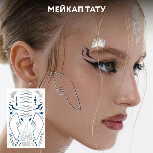  MIAMITATS     FACE TATTOOS Cyberpunk   -     , -,   