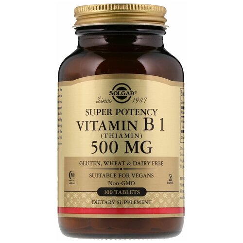 ������ ������ ������� B Solgar Vitamin B1 (Thiamin) 500 mg 100 ��� ����