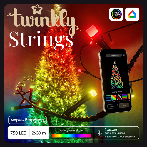   LED Twinkly Strings - 750 . (60 ) RGB + BT + Wi-Fi (TWS750STP-BEU) Generation II   -     , -,   