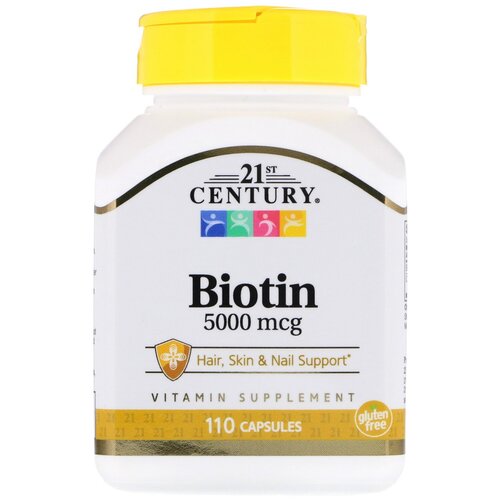 ������ ������ ������� 21st Century Biotin 5000 ��� ����., 110 �, 285 ��, 5000 ���, 110 ��. ����