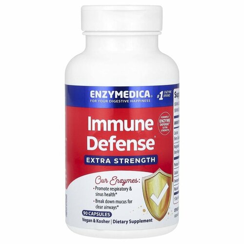  Enzymedica Immune Defense Extra Strength 90    -     , -,   