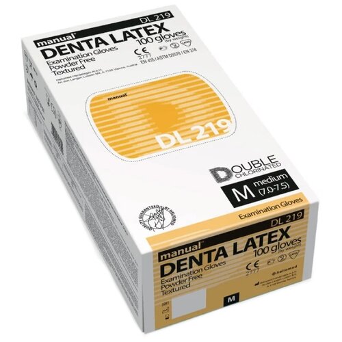 ������ ������ �������� ��������� Manual Denta Latex DL219, 50 ���, ������: M, ����: ����������� ����