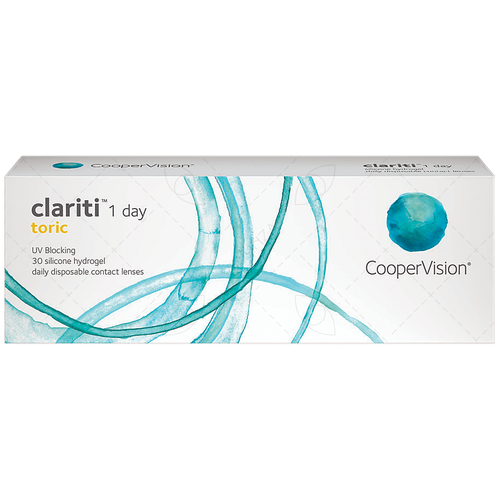 ������ ������ ���������� ����� CooperVision Clariti 1 day toric., 30 ��., R 8,6, D -5,25,�CYL:�-0,75,�A�:�110, ADD: +1.00 D, ����������, 1 ��. ����