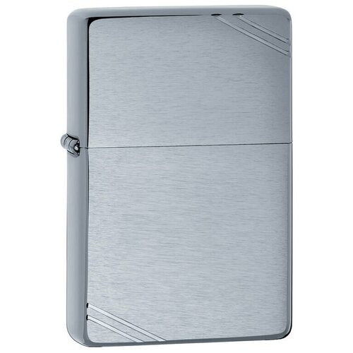      ZIPPO 230 Vintage with Slashes Series 1937   Brushed Chrome 