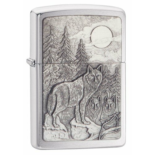   ZIPPO Classic   Brushed Chrome, /, , , 38x13x57    -     , -,   