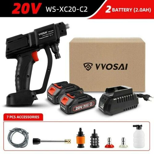      WOSAI WS-XC20-C1 20V 2.0AH 2    -     , -,   