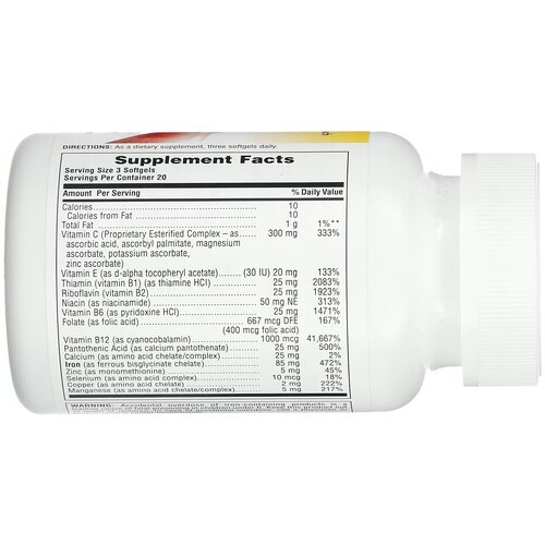 ������ ������ Nature's Plus Hema-Plex vcaps, 60 ����. ����