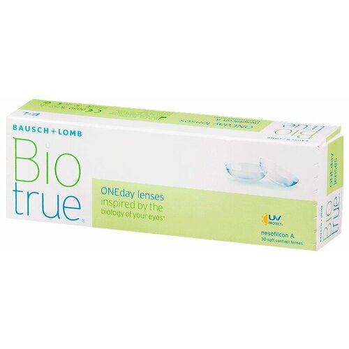    Bausch & Lomb Biotrue ONEday, 30 ., R 8,6, D -2, 1 .   -     , -,   