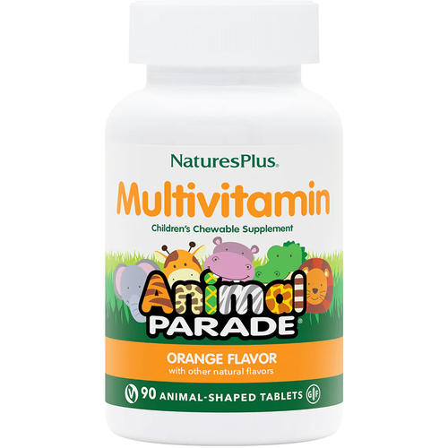  NaturesPlus Source of Life Animal Parade Children's Chewable Multi-Vitamin & Mineral Supplement  90       -     , -,   