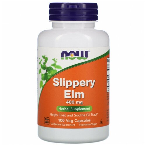  NOW Slippery Elm 400 mg -   100     -     , -,   